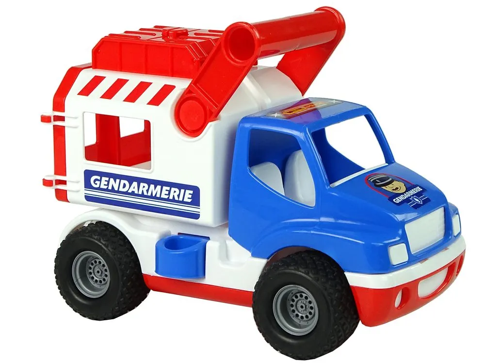 dječji kamion gandarmerie crveno - plavi - slika 3