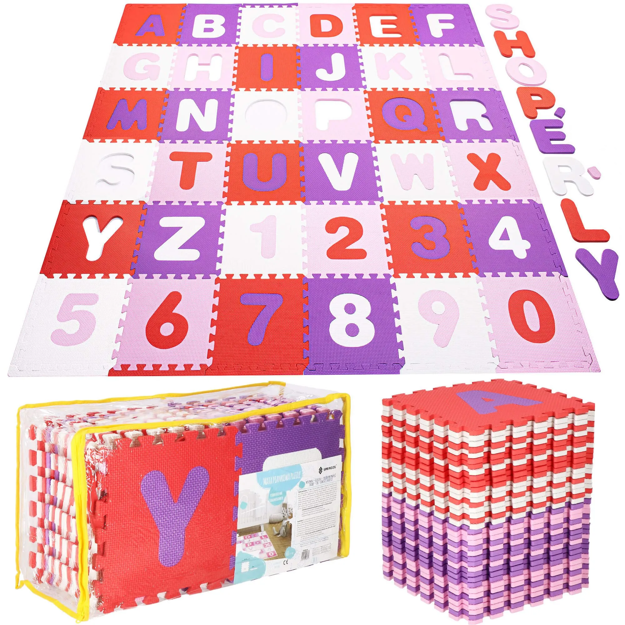 pjenasta podloga puzzle 175x175 cm - slika 9