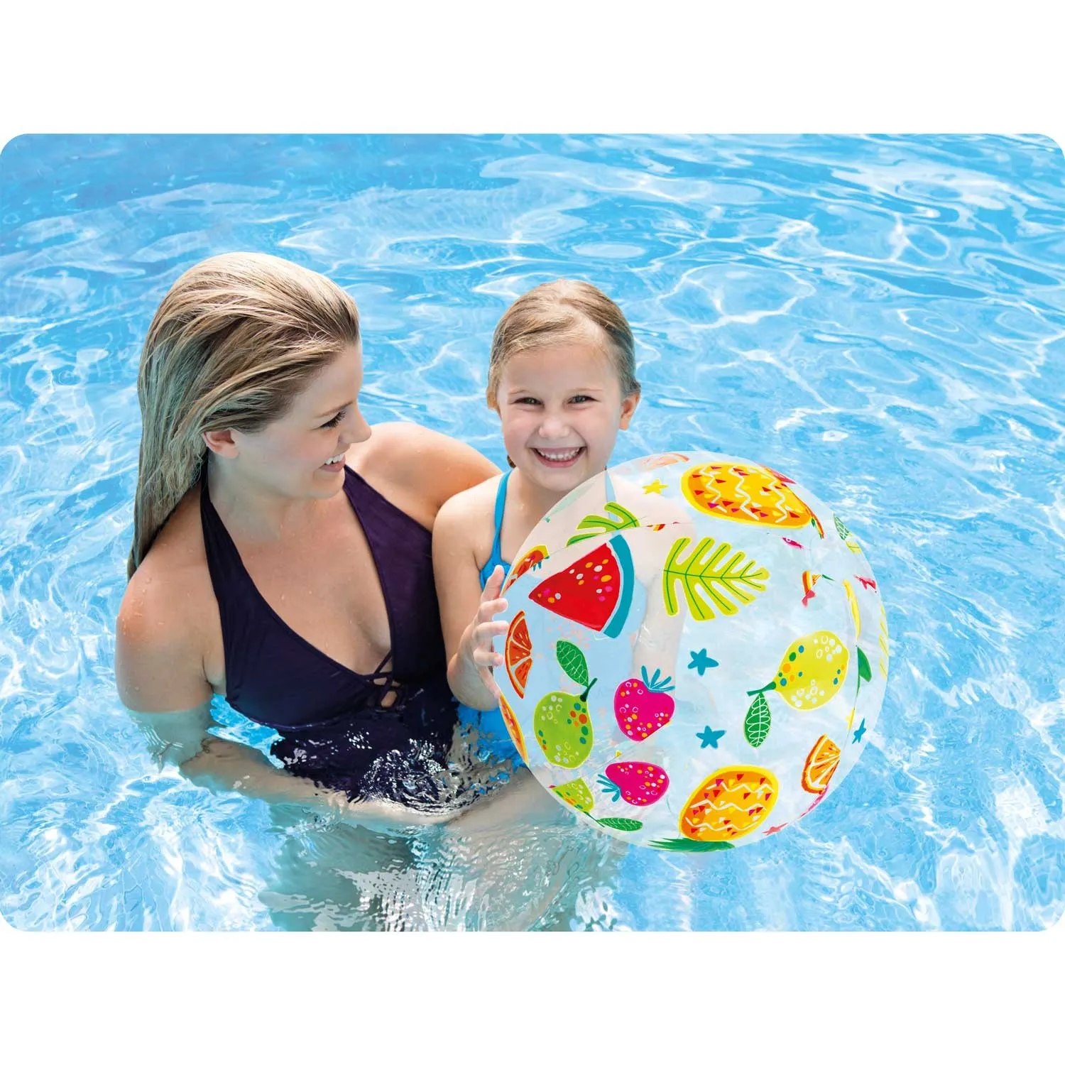 lopta za plažu na napuhavanje voće 51 cm intex 59040 - slika 3