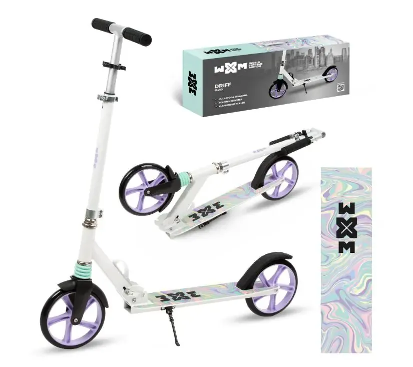 kidwell wxm dječji romobil driff, bijeli - slika 2