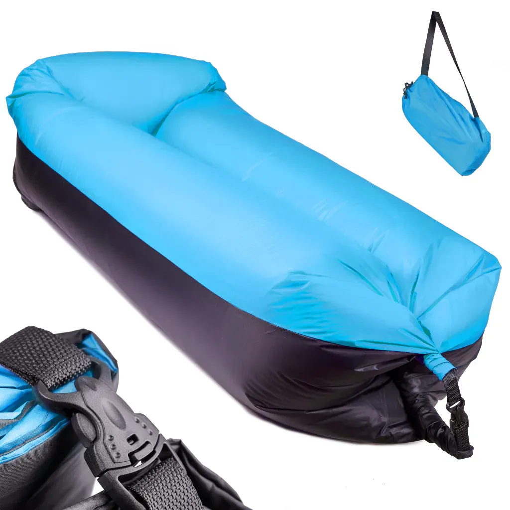 Fotelja na napuhavanje Lazy bag 185x70cm plava - Pribislavec