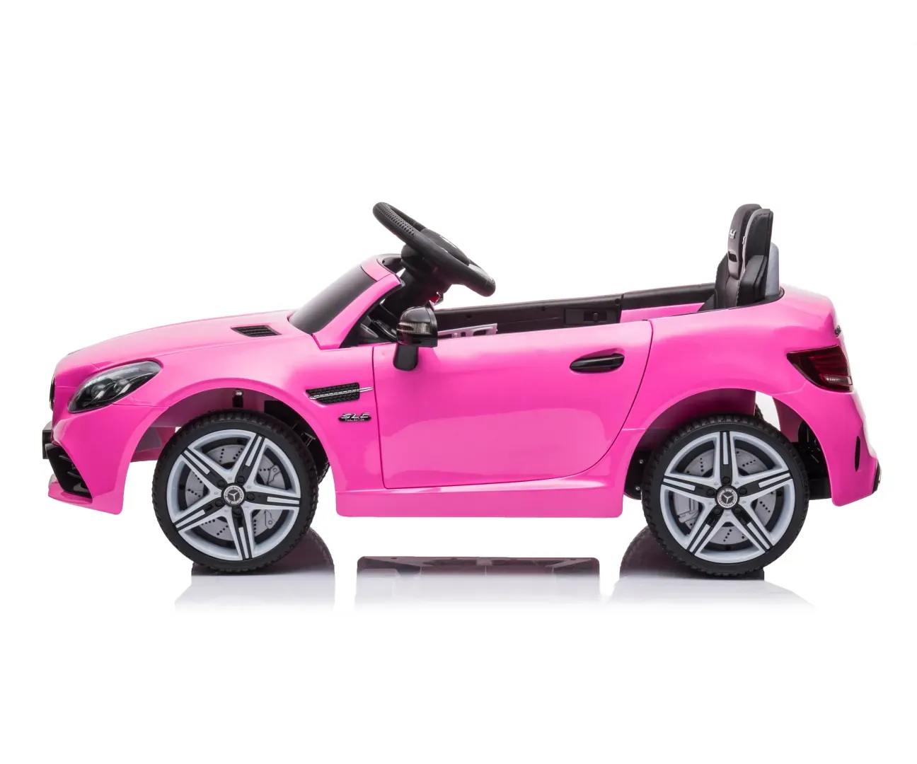mercedes-benz slc pink vozilo na akumulator - slika 5