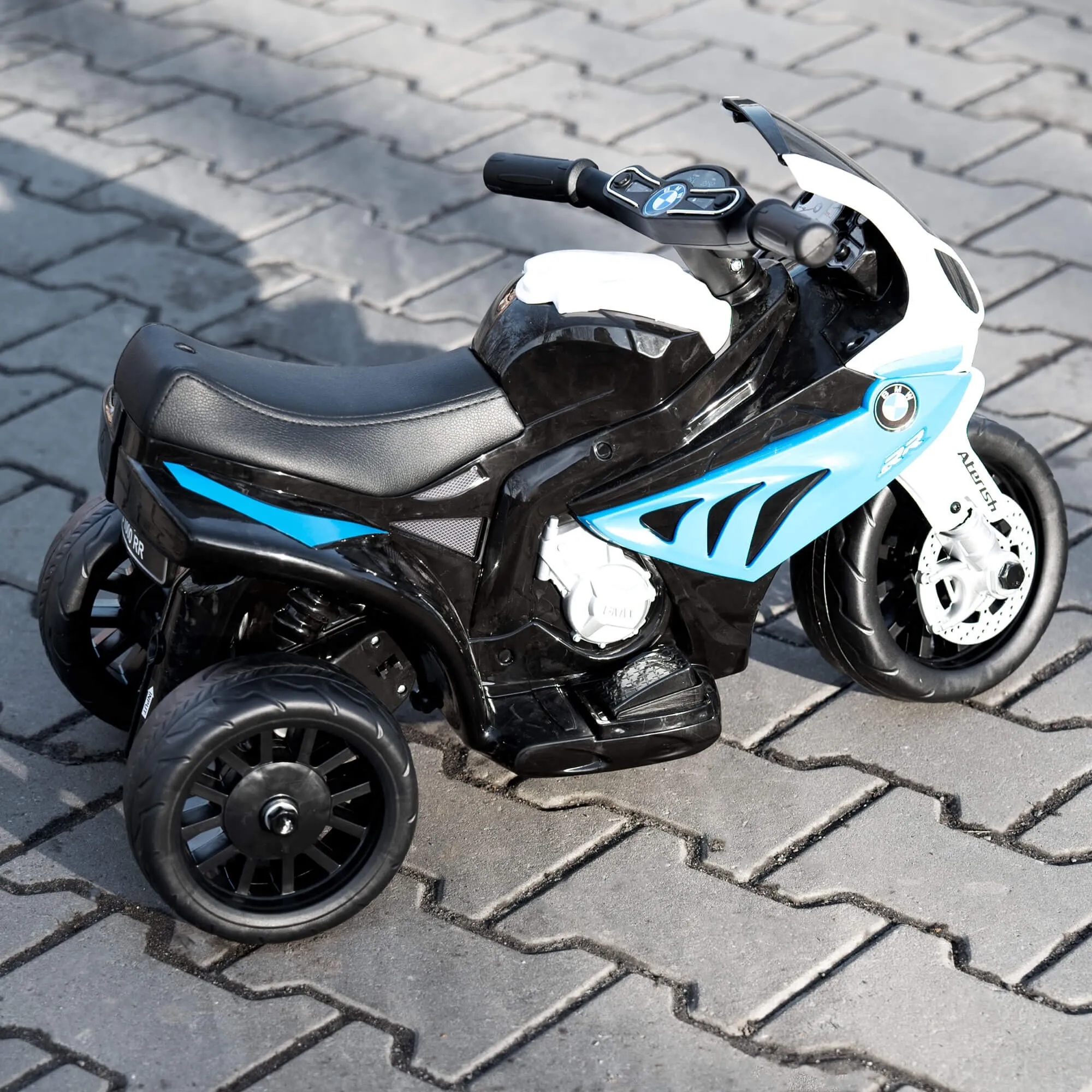 dječji motor na akumulator, bijeli 66 x 37 x 44 cm - slika 9