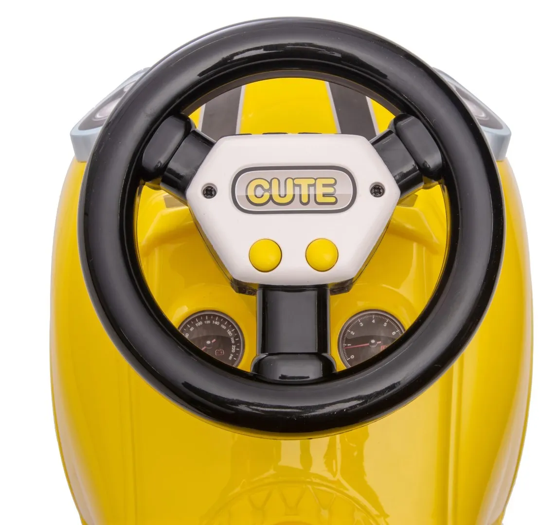 dječji auto guralica go go žuti - slika 8