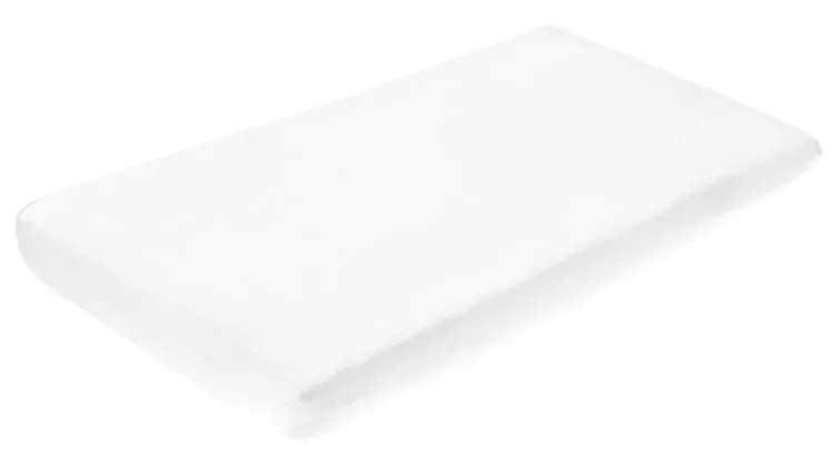 jersey plahta 120x60xm bijela - slika 2