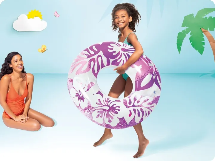 intex 59251 kolut na napuhavanje 91cm ljubičasti - slika 3