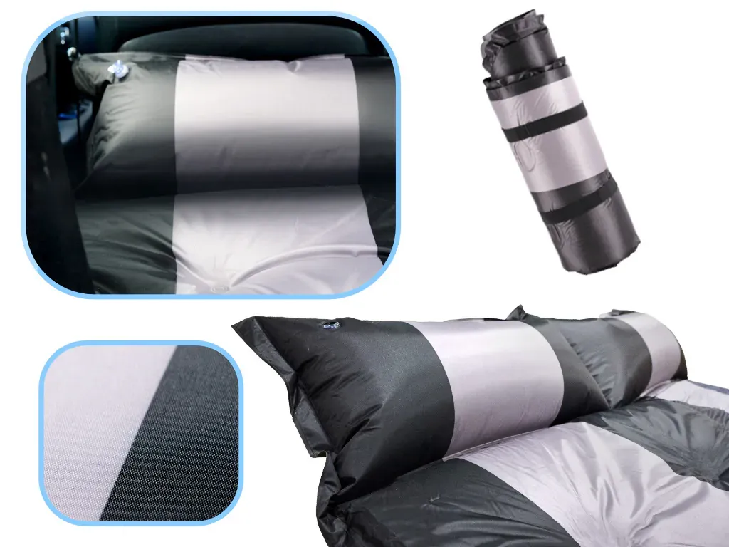 madrac auto krevet na napuhavanje 180x120cm crni - slika 4
