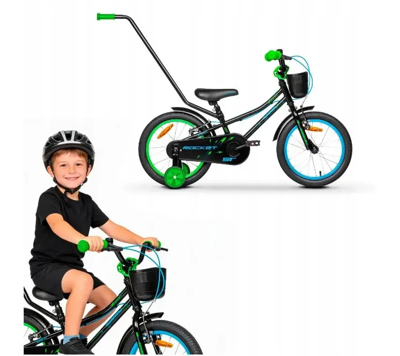 Tabou Rocket ST 18 – dječji bicikl 18" plavo crni - Pribislavec