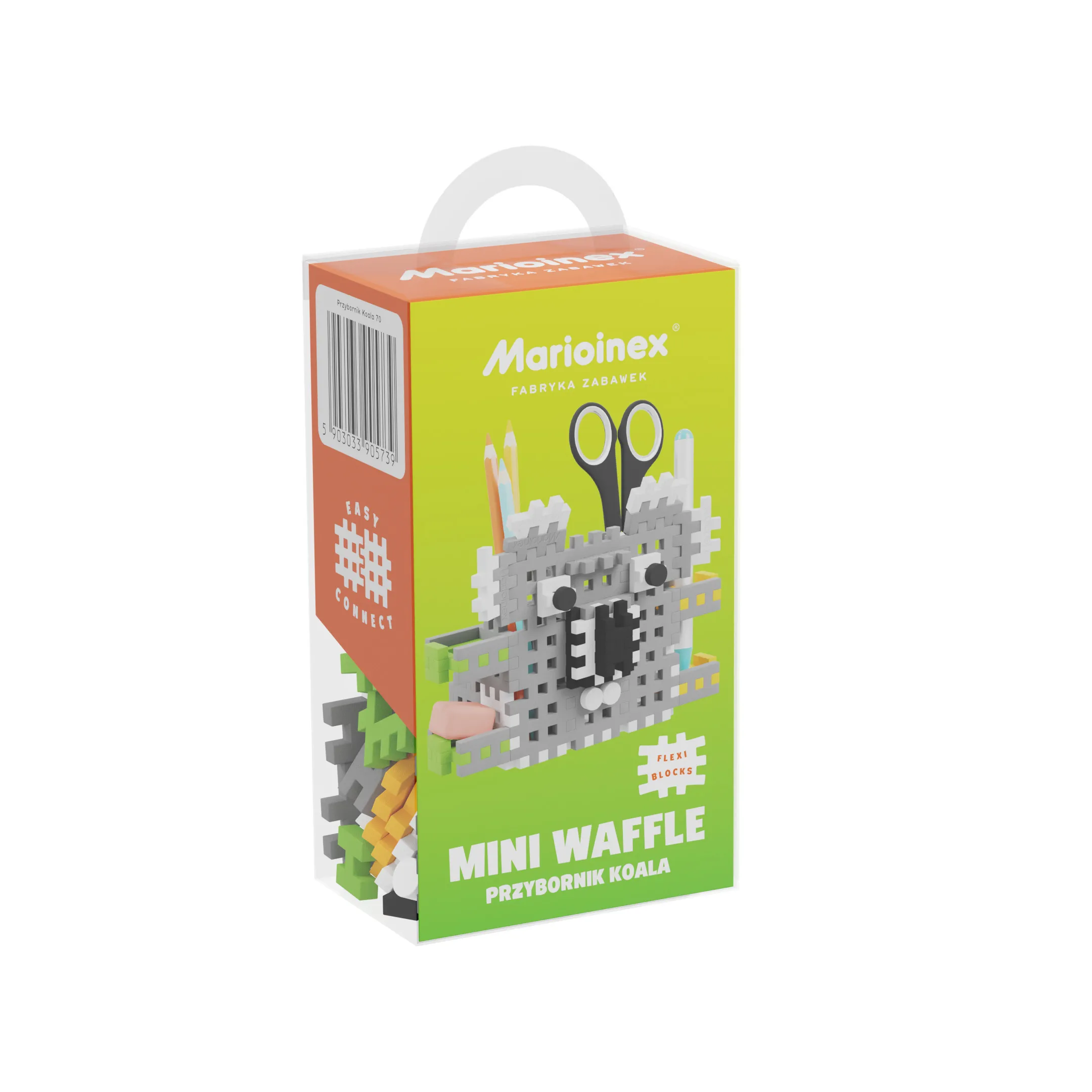 marioinex set mini waffle kockica stalak za olovke koala 70kom. - slika 3