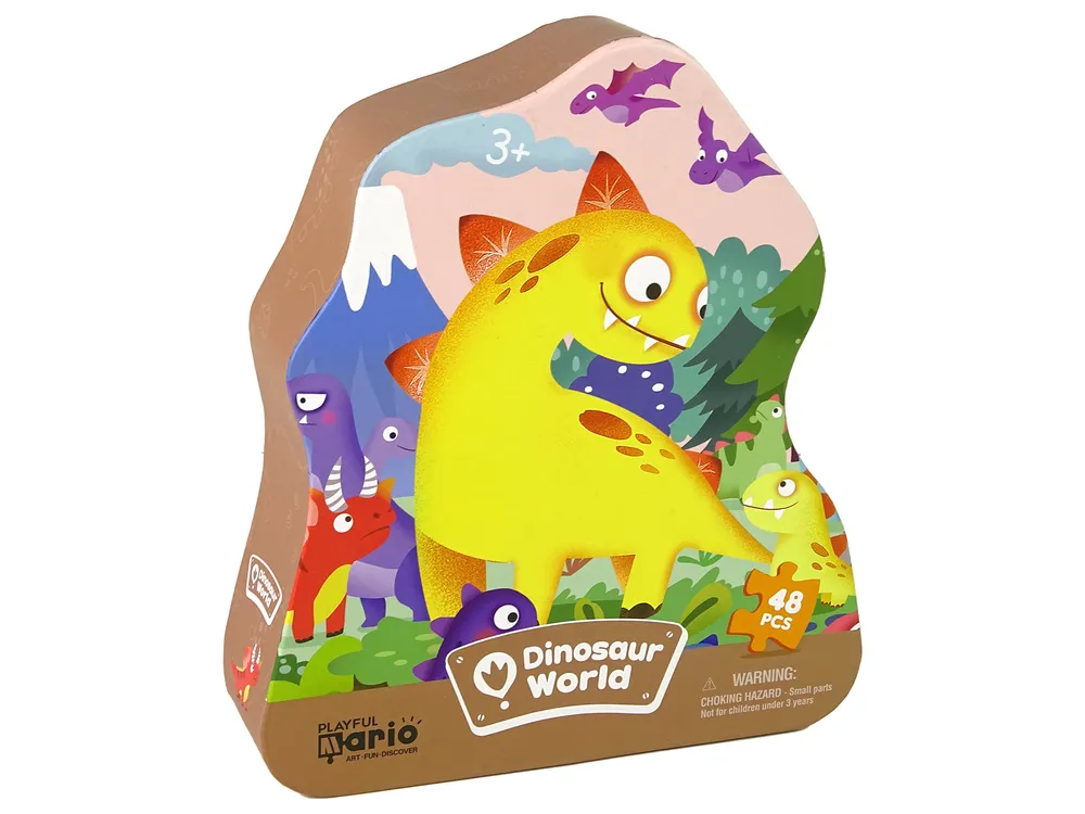 puzzle dinosaur i vulkan 48 dijelova - slika 3