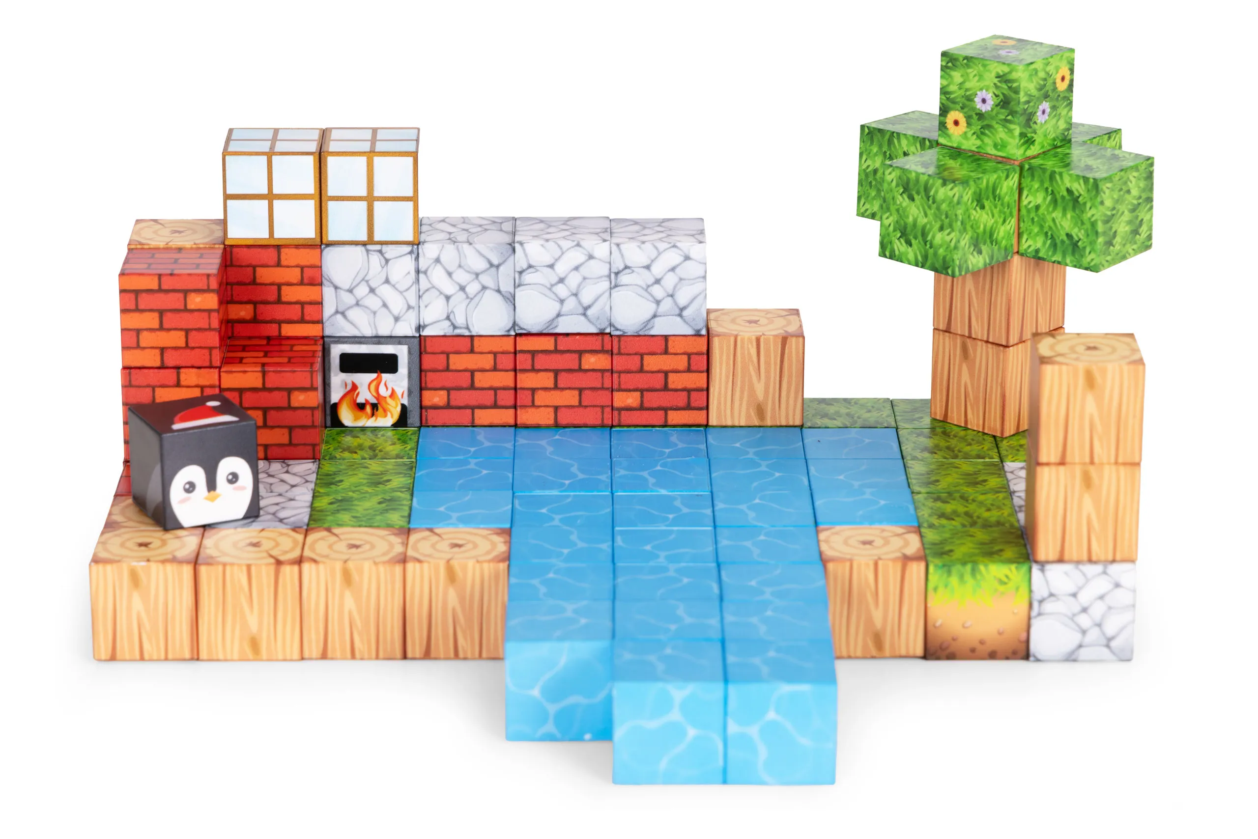 set magnetskih građevnih kocki za djecu – 87 komada (kocke) - slika 8
