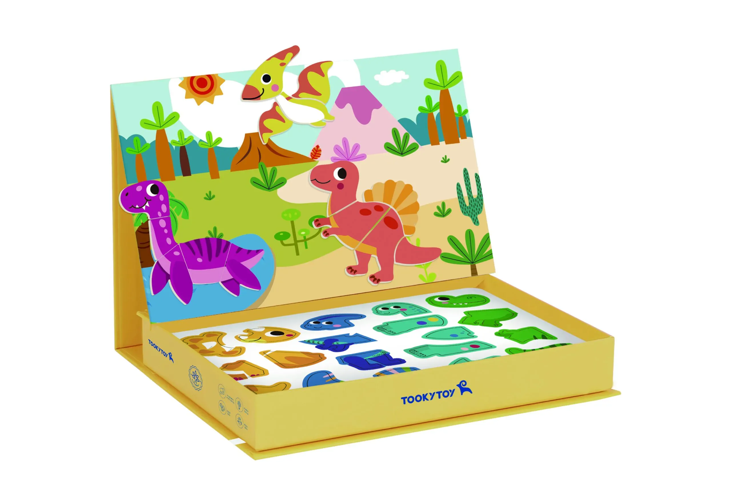 tooky toy magnetna slagalica: dinosauri - slika 2