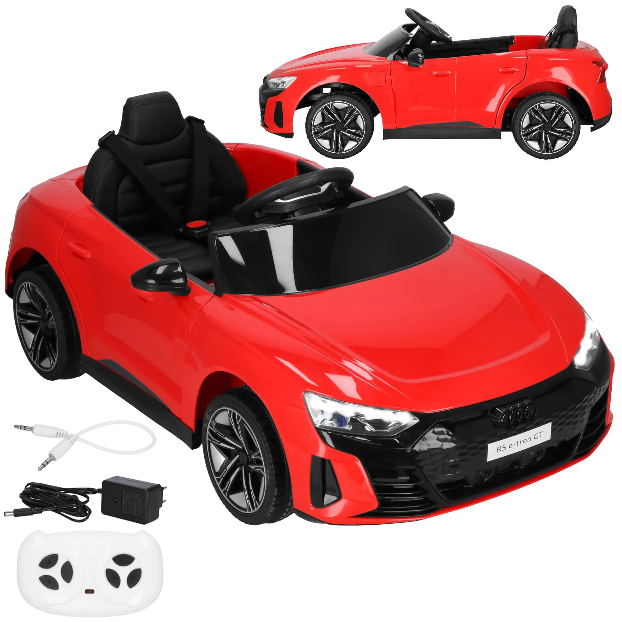 dječji automobil na akumulator audi, crveni 103 x 58 x 41 cm - slika 4