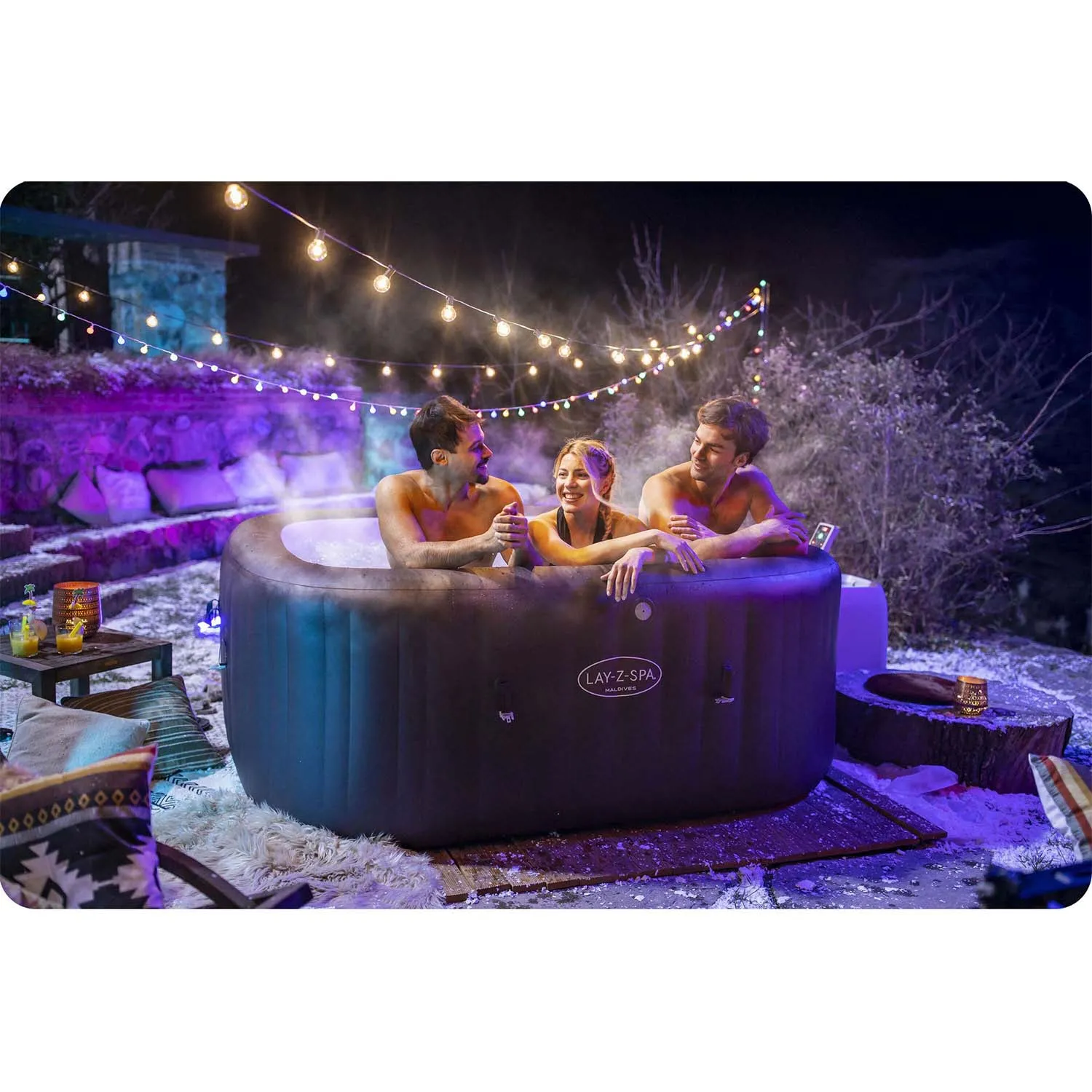 lay-z maldives pro spa na napuhavanje za 7 osoba bestway - slika 6
