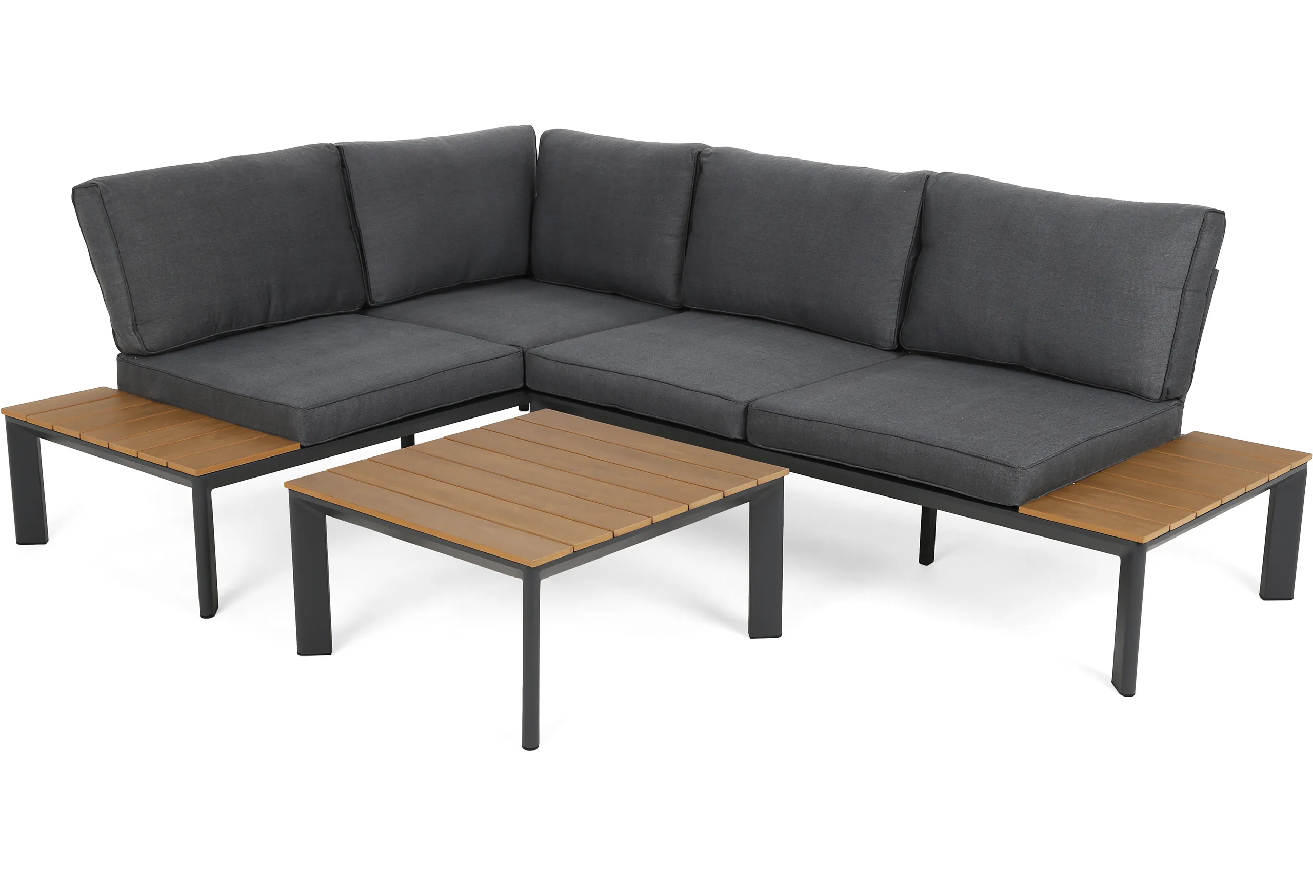 kutna sofa nicea tamno siva / siva - slika 3