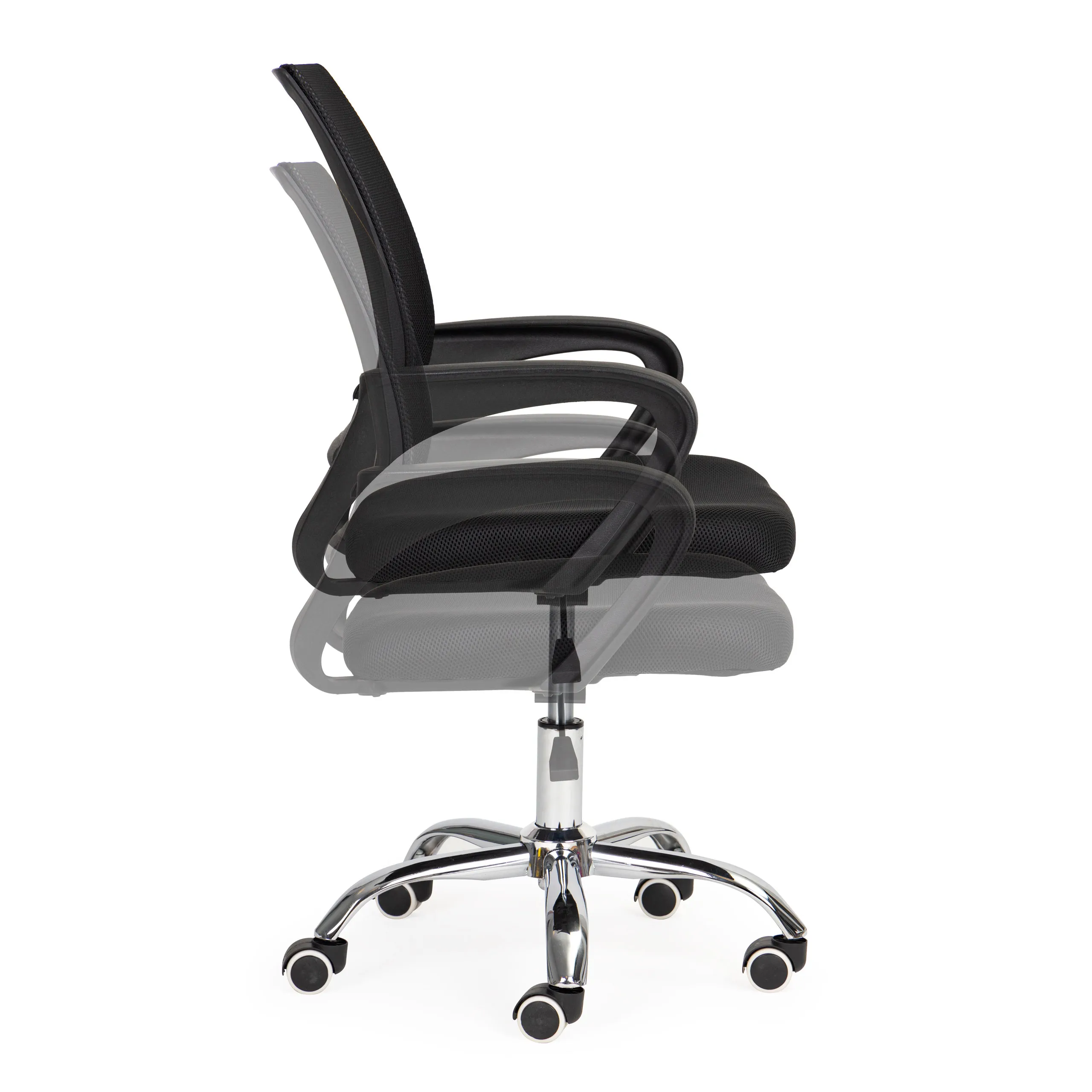 modernhome ergonomska uredska stolica – okretna s podesivim naslonom - slika 6