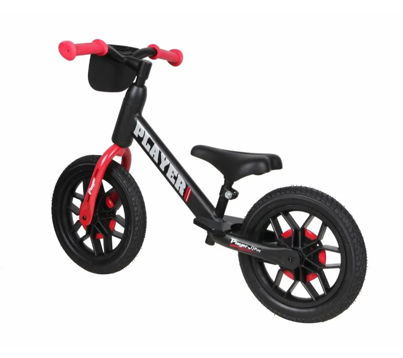 qplay dječji bicikl bez pedala player crveni - slika 3