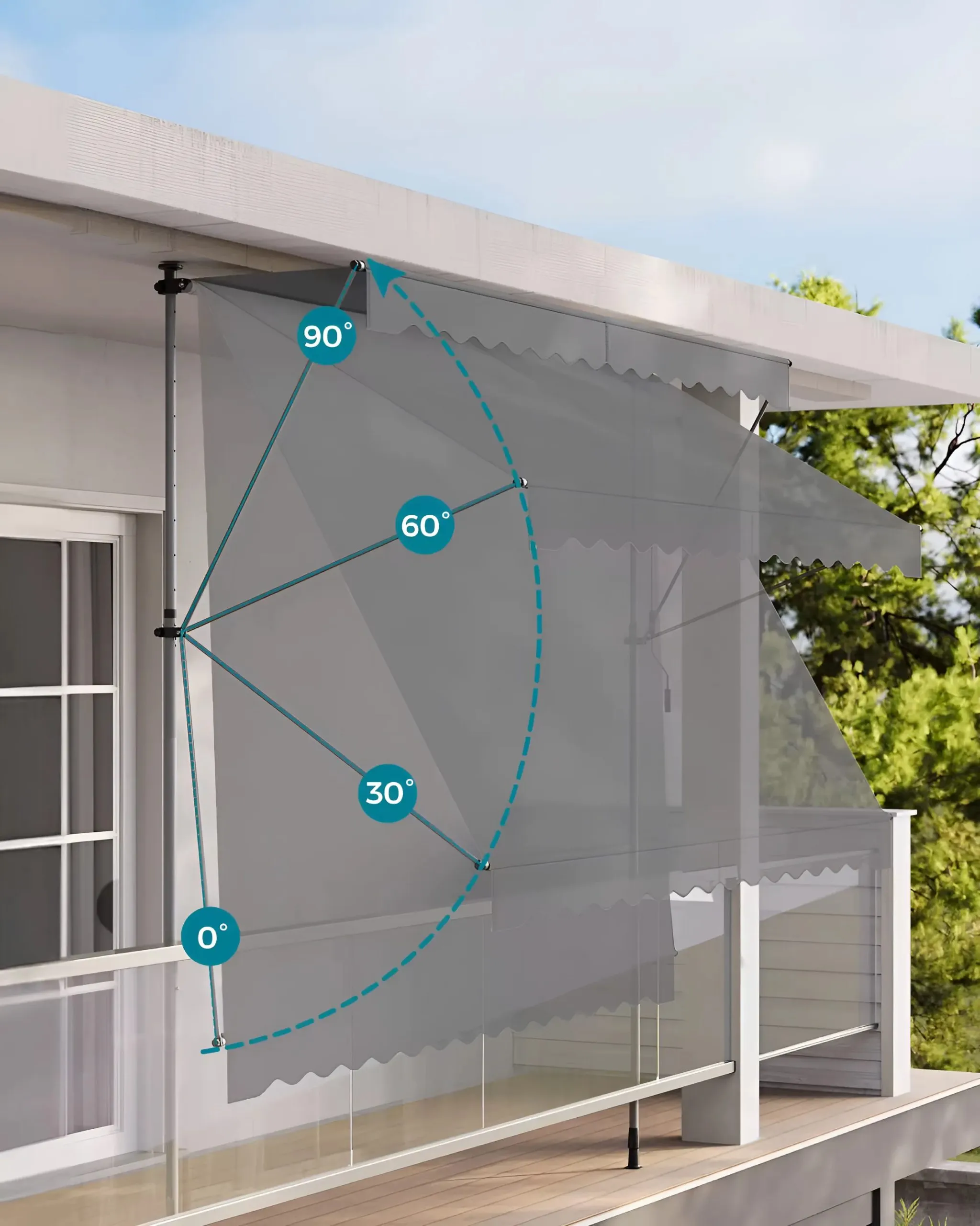 modernhome tenda za terasu - slika 8