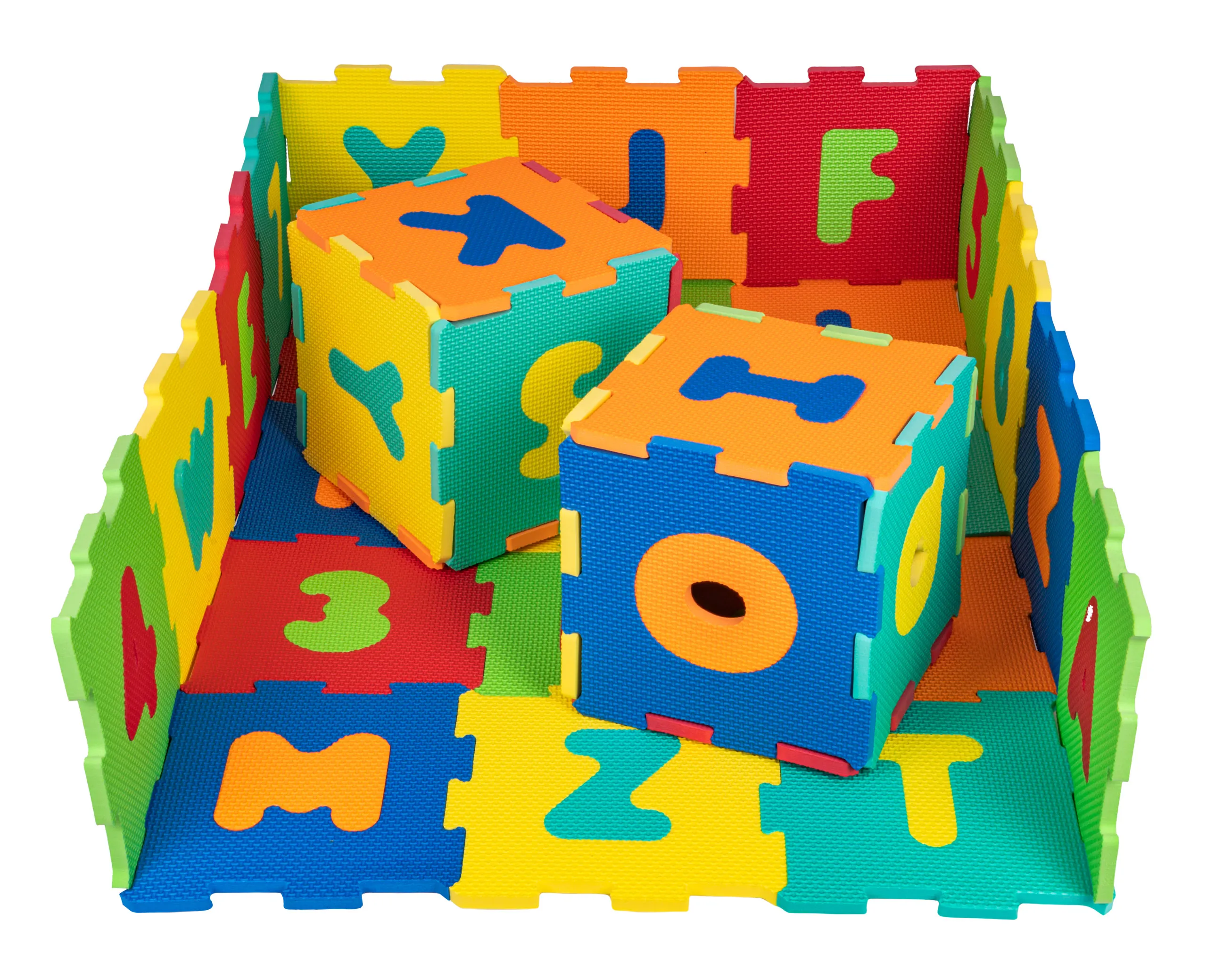 šarena puzzle podloga slova i brojevi 20x20cm - slika 5