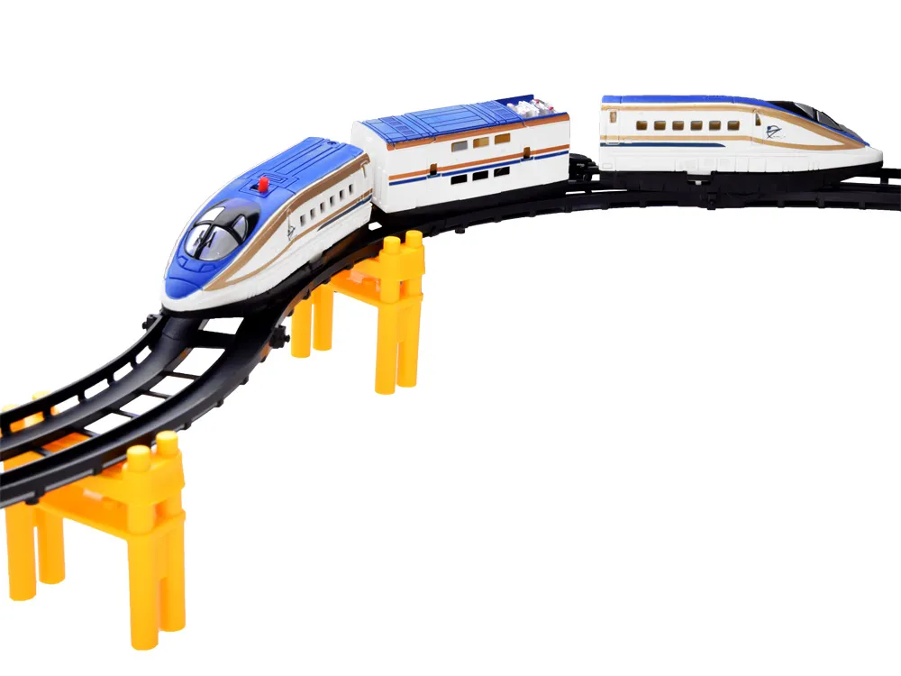 set željezničkih tračnica s vlakom rc0590 - slika 6