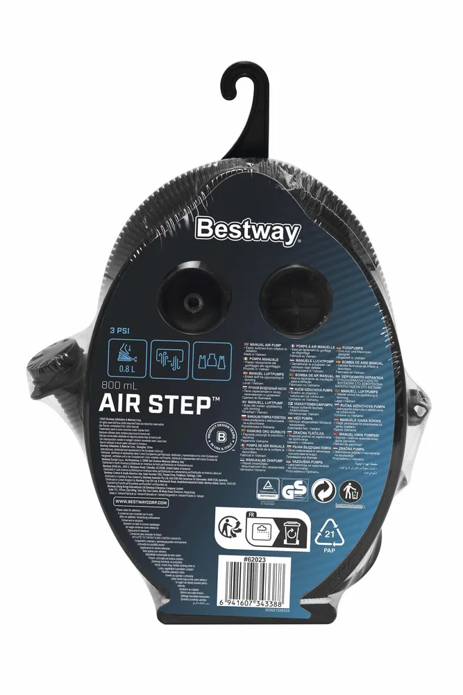 nožna pumpa 23cm x 15cm bestway 62023 - slika 6