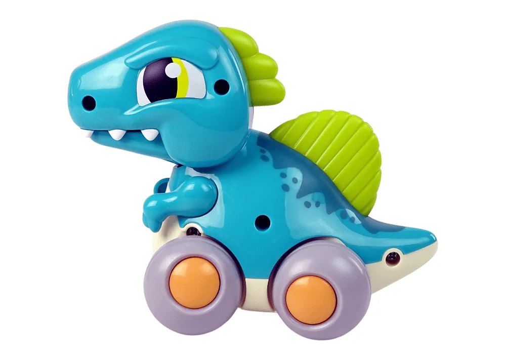 dinosaur raptor na kotačima plavi - slika 3