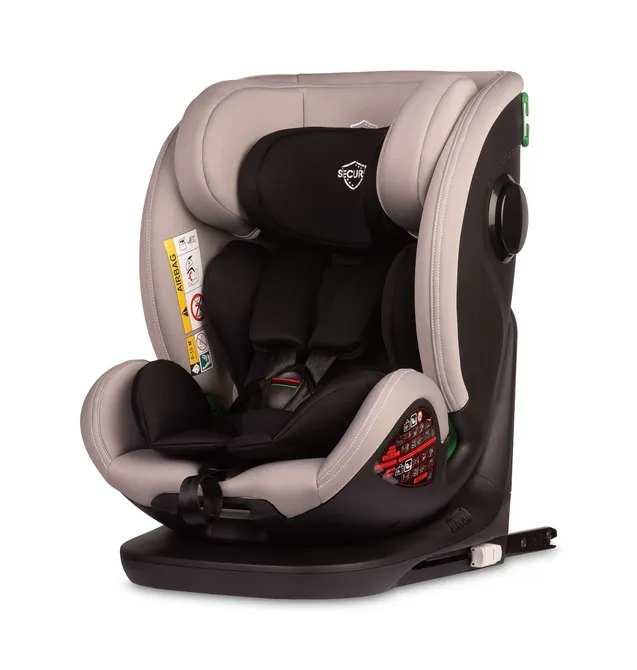 autosjedalica securo i-size svijetlo siva (40-150) - slika 4
