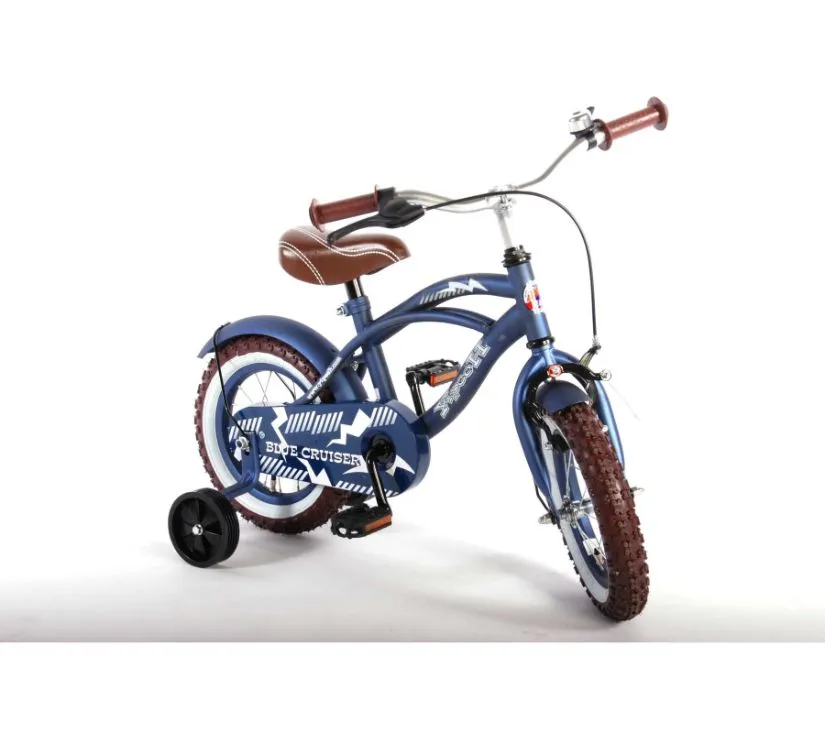 volare dječji bicikl cruiser s pomoćnim kotačima 12" plavi - slika 4