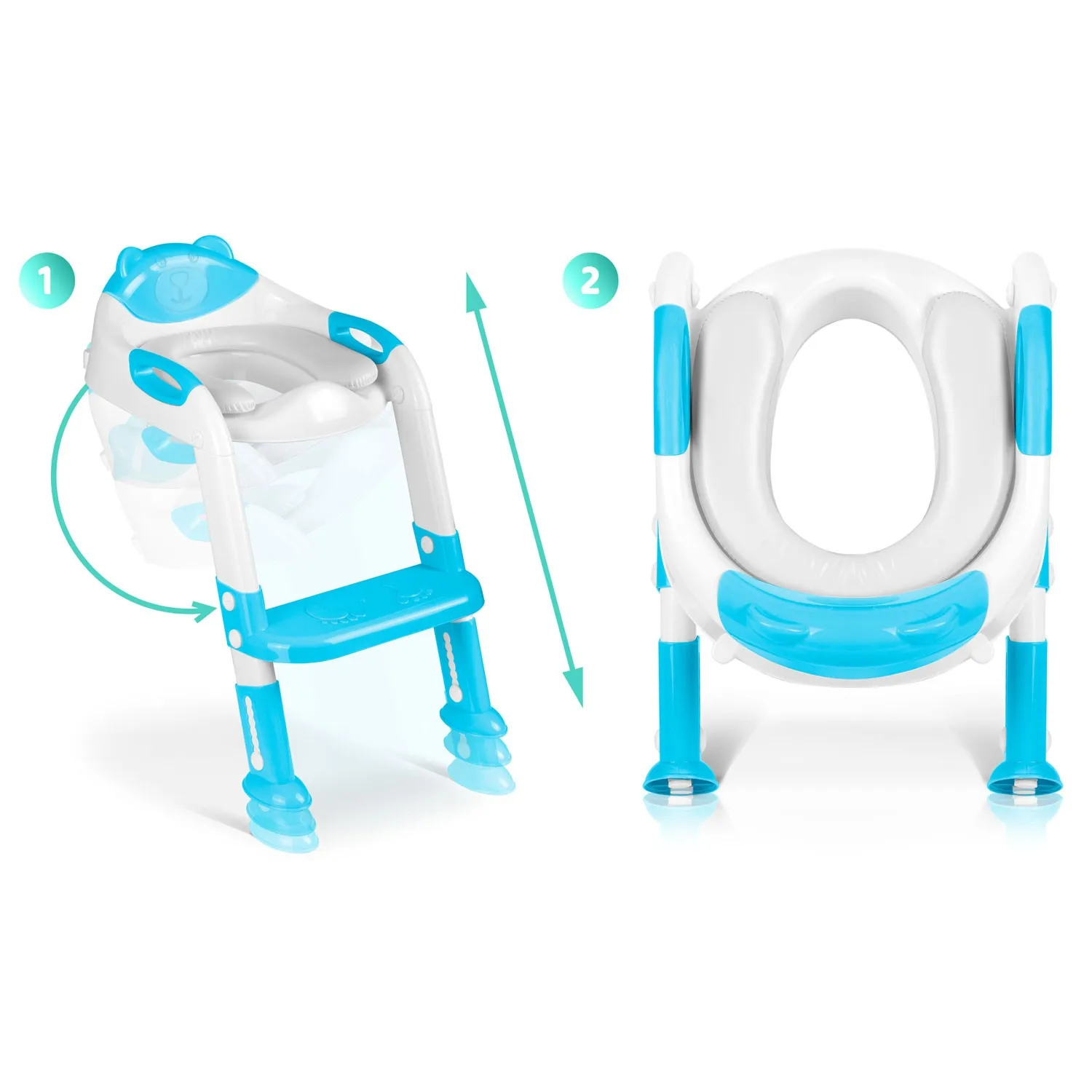 ricokids medvjedić nastavak za wc dasku s ljestvama 729200 plava - slika 11