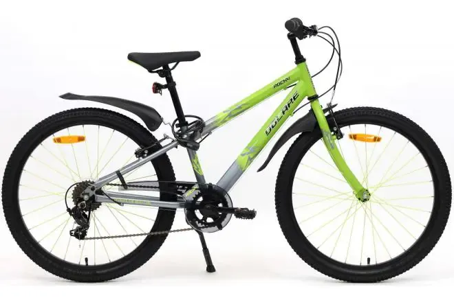 dječji bicikl volare rocky - 24" - zeleni - 7 brzina - slika 2