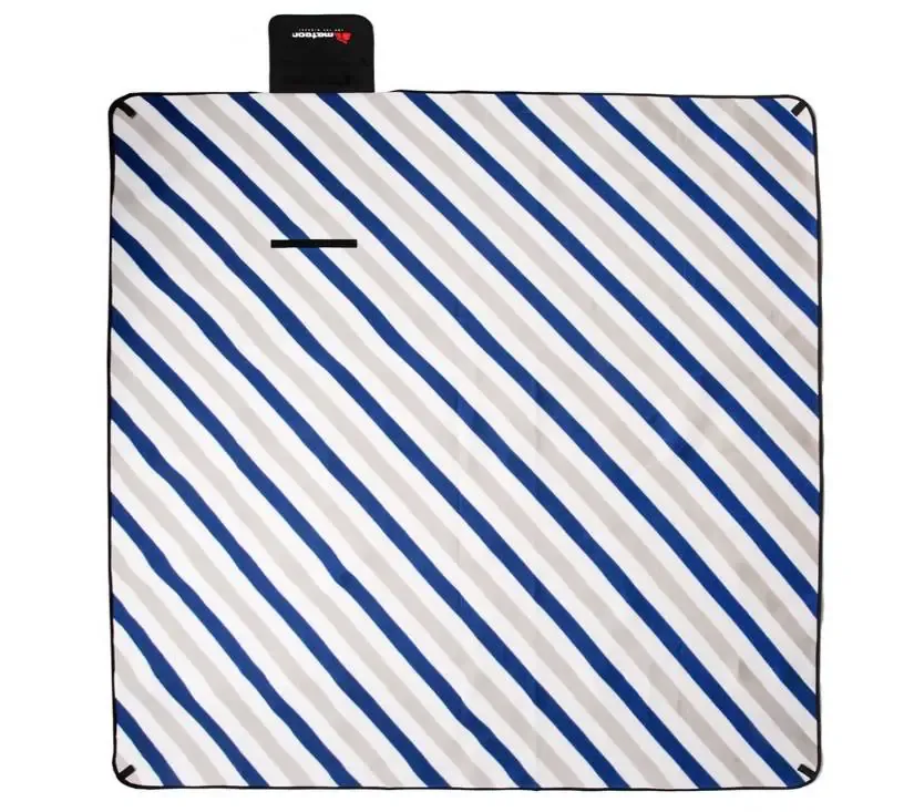 deka za piknik meteor 2xl 200x200 cm s višebojnim prugama - slika 2
