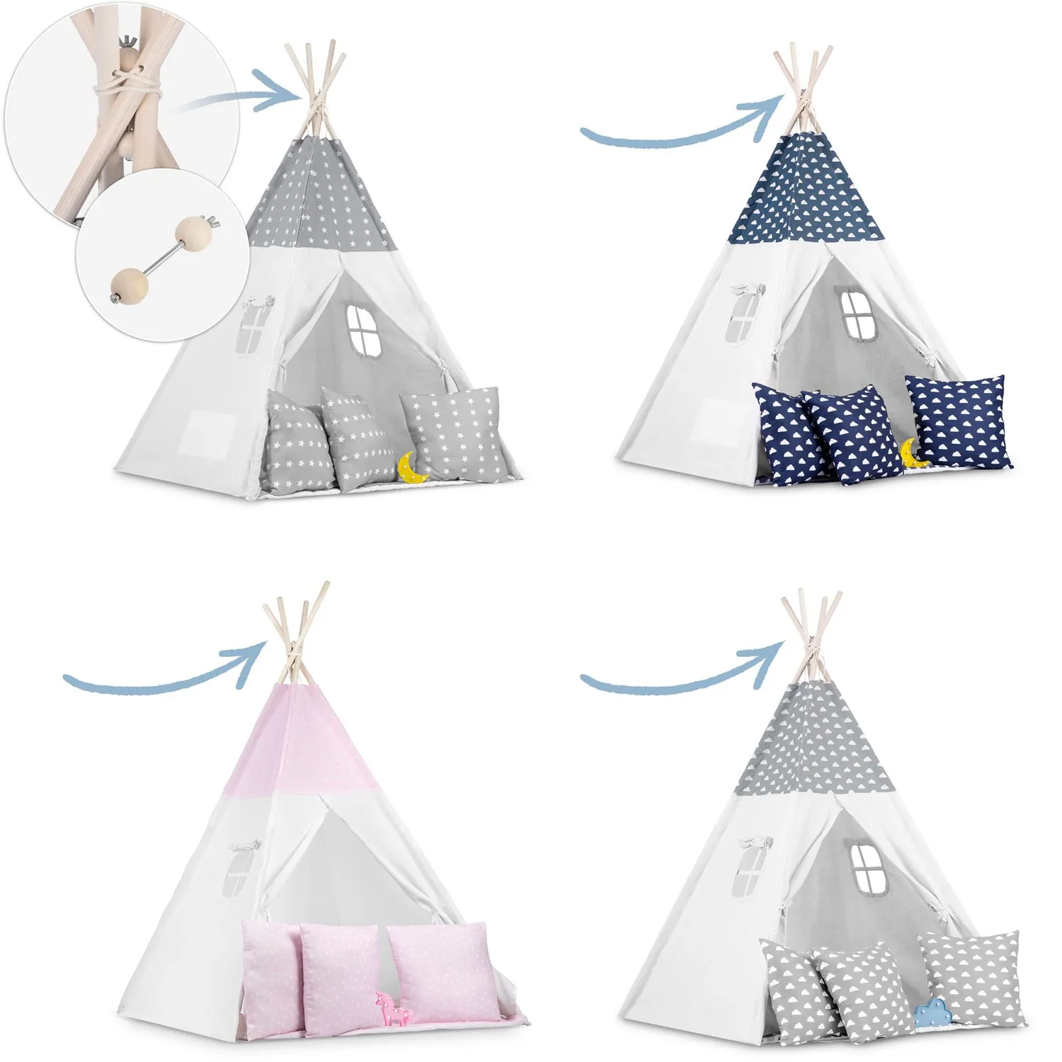 drveni stabilizator za nukido tipi šator - slika 6