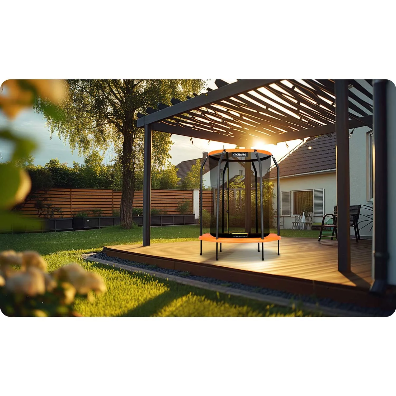 neo-sport dječji vrtni trampolin 152 cm (5 ft) - slika 4