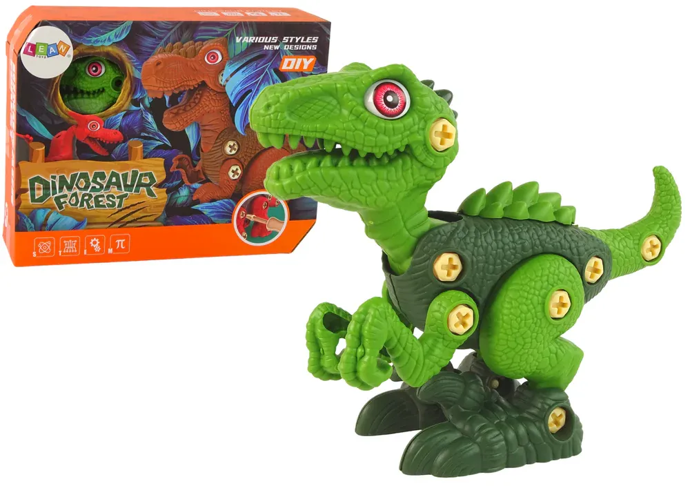 diy dinosaur na rastavljanje zeleni - slika 2
