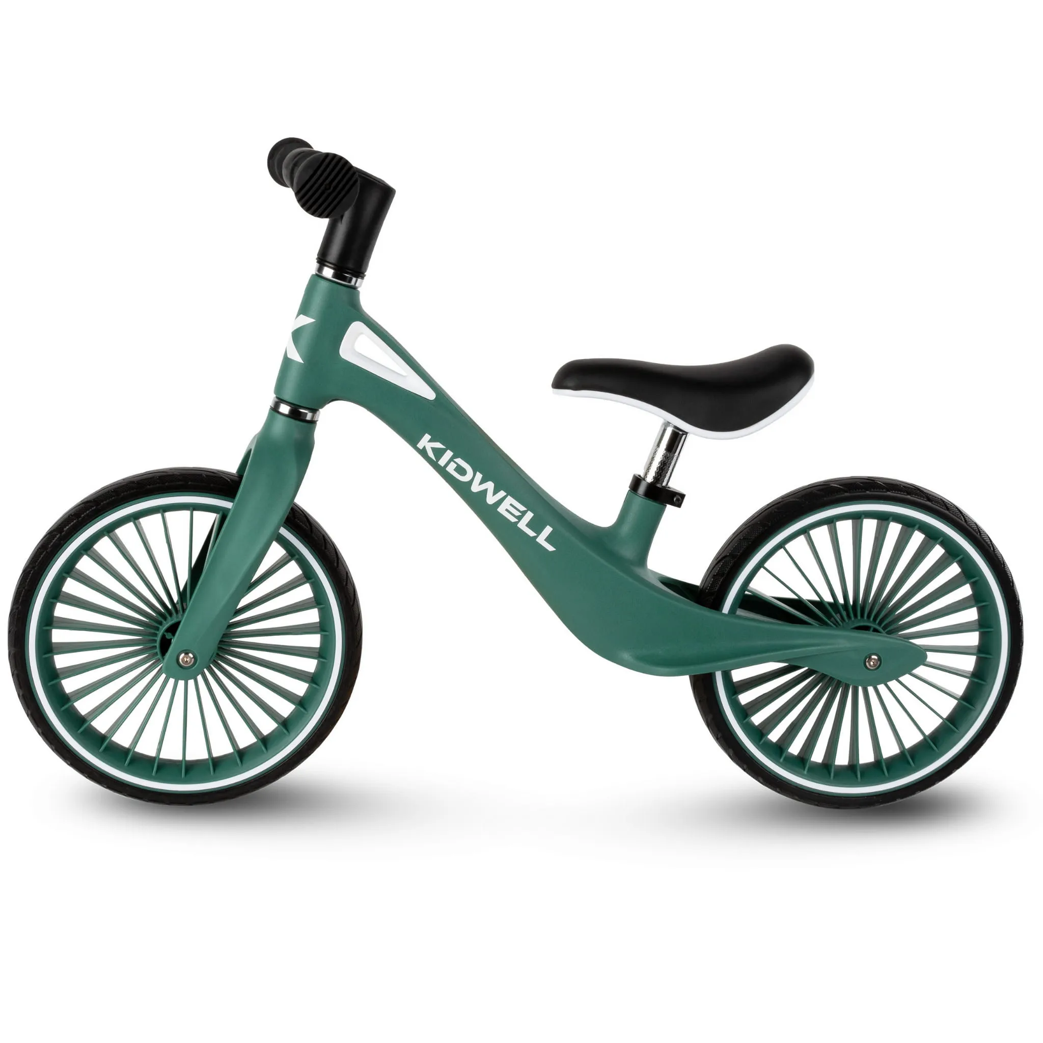 kidwell nix dječji bicikl bez pedala, tamnozeleni - slika 4