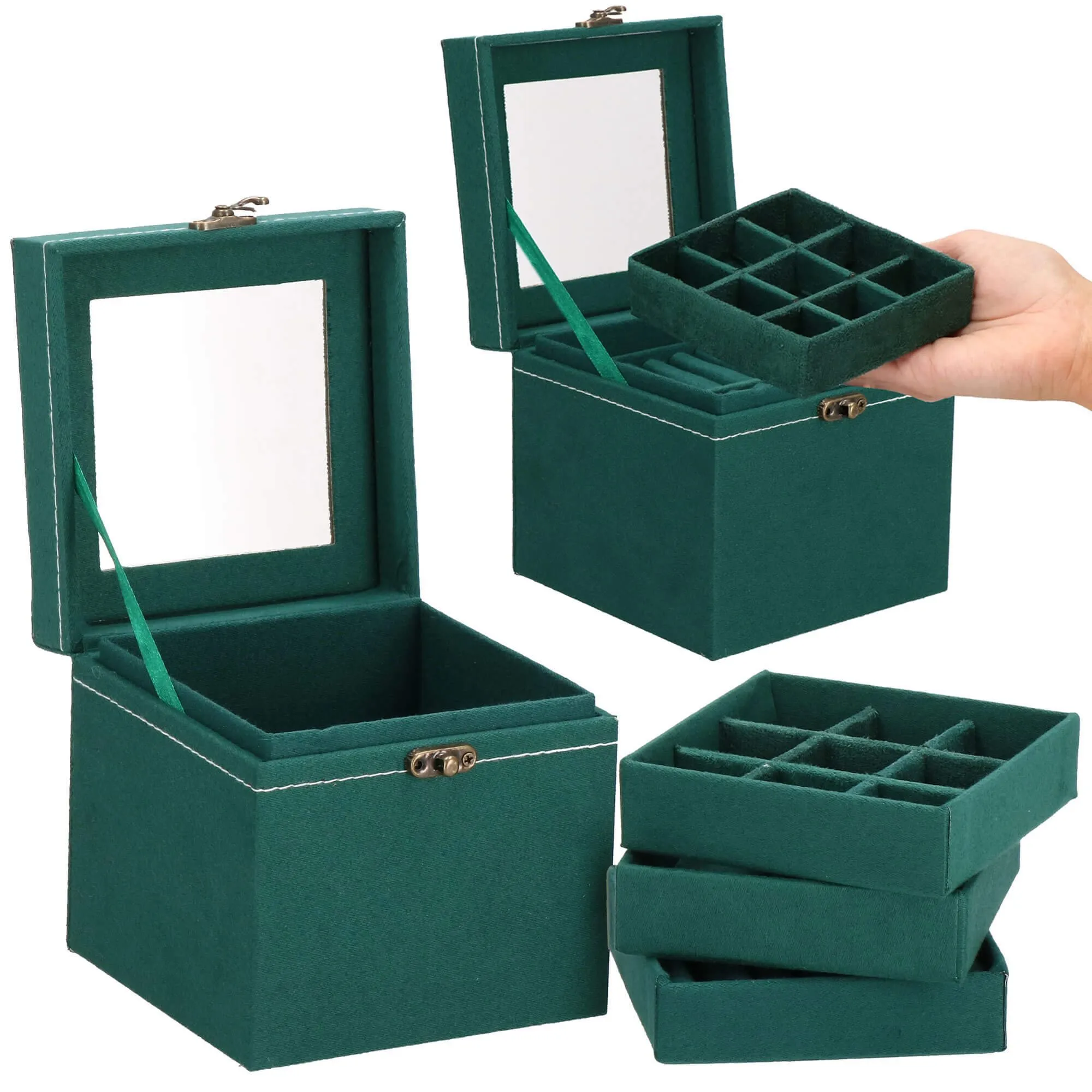 kutija za nakit 12,2x12,2x12,2 cm - slika 3