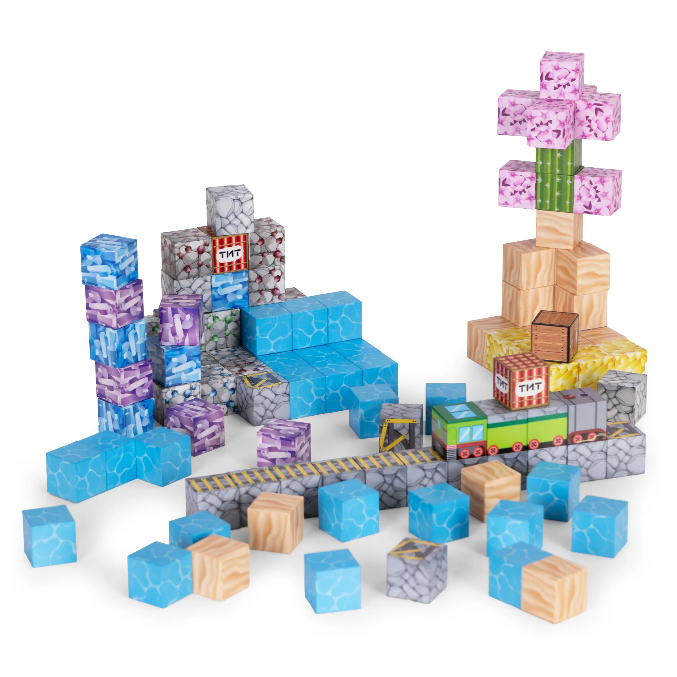 set magnetskih građevnih kocki za djecu – 112 dijelova - slika 5