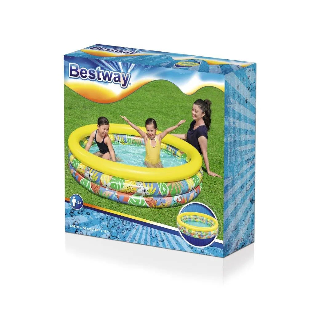bestway 51203 dječji bazen na napuhavanje tropski - slika 7