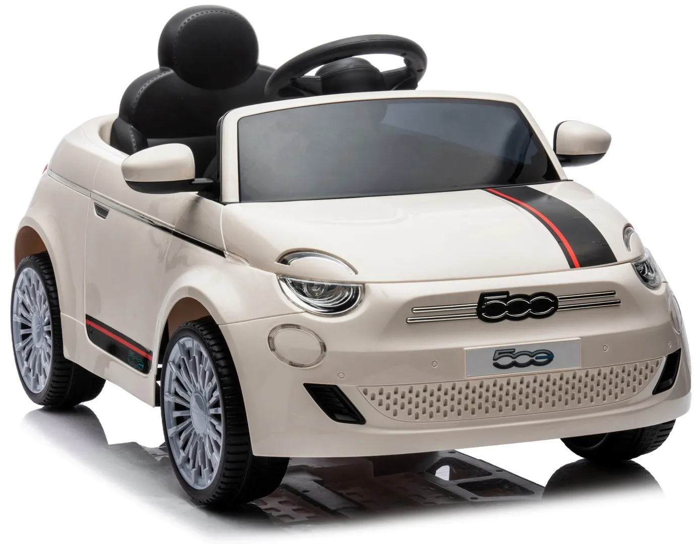 automobil na akumulator fiat 500 elektro - biser, slonovača - slika 7