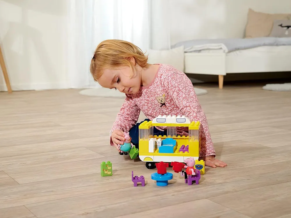 peppa pig kamper s kockicama 52kom - slika 4