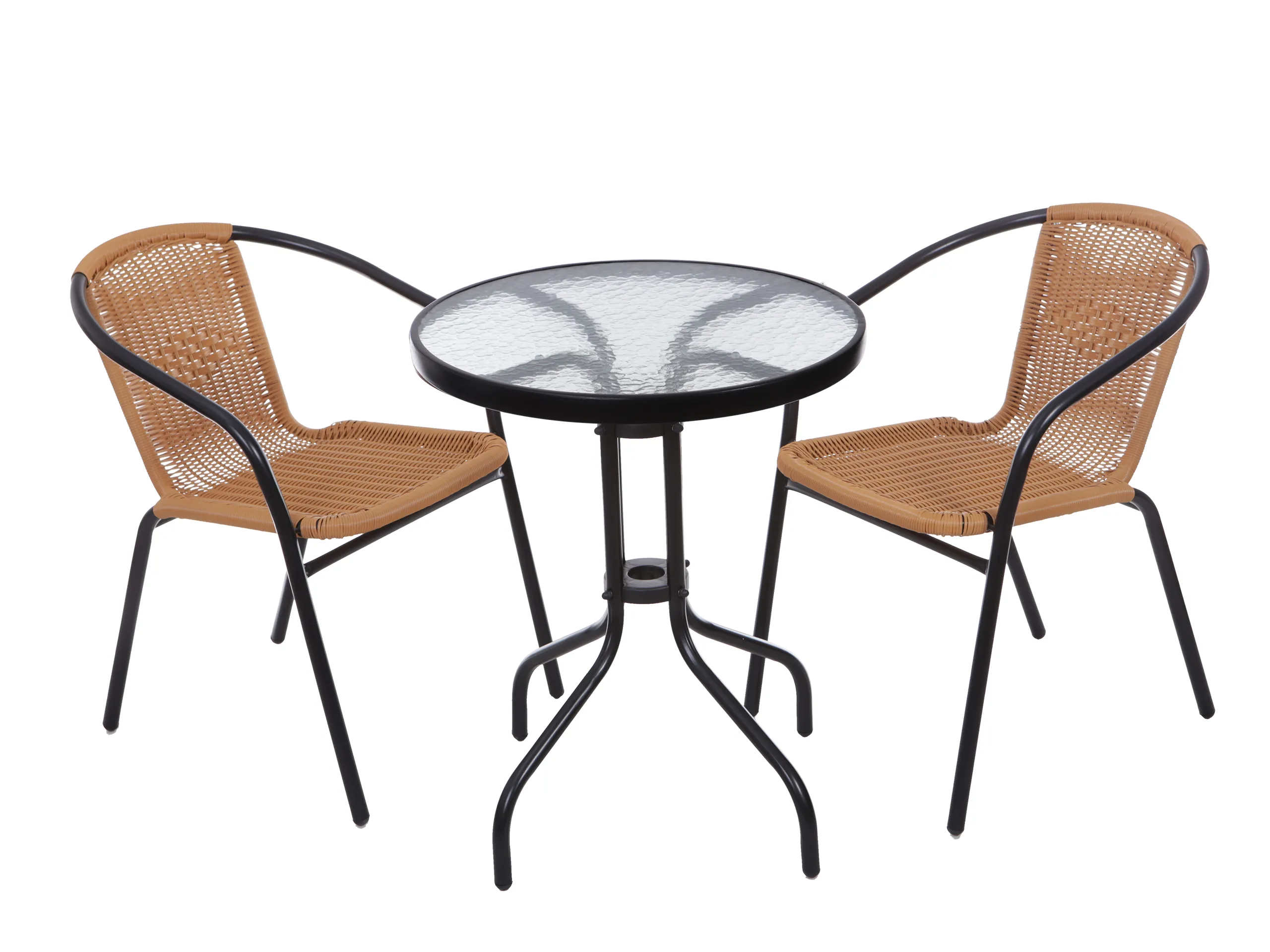 modernhome stakleni vrtni stol 60cm - slika 6