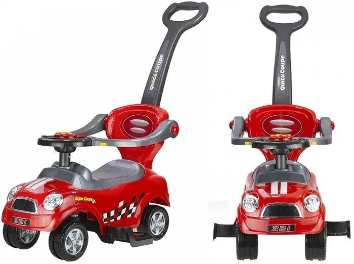 dječja guralica auto coupe crveni - slika 2