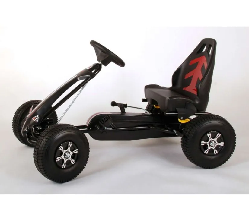 dječji volare racer karting crni - slika 9