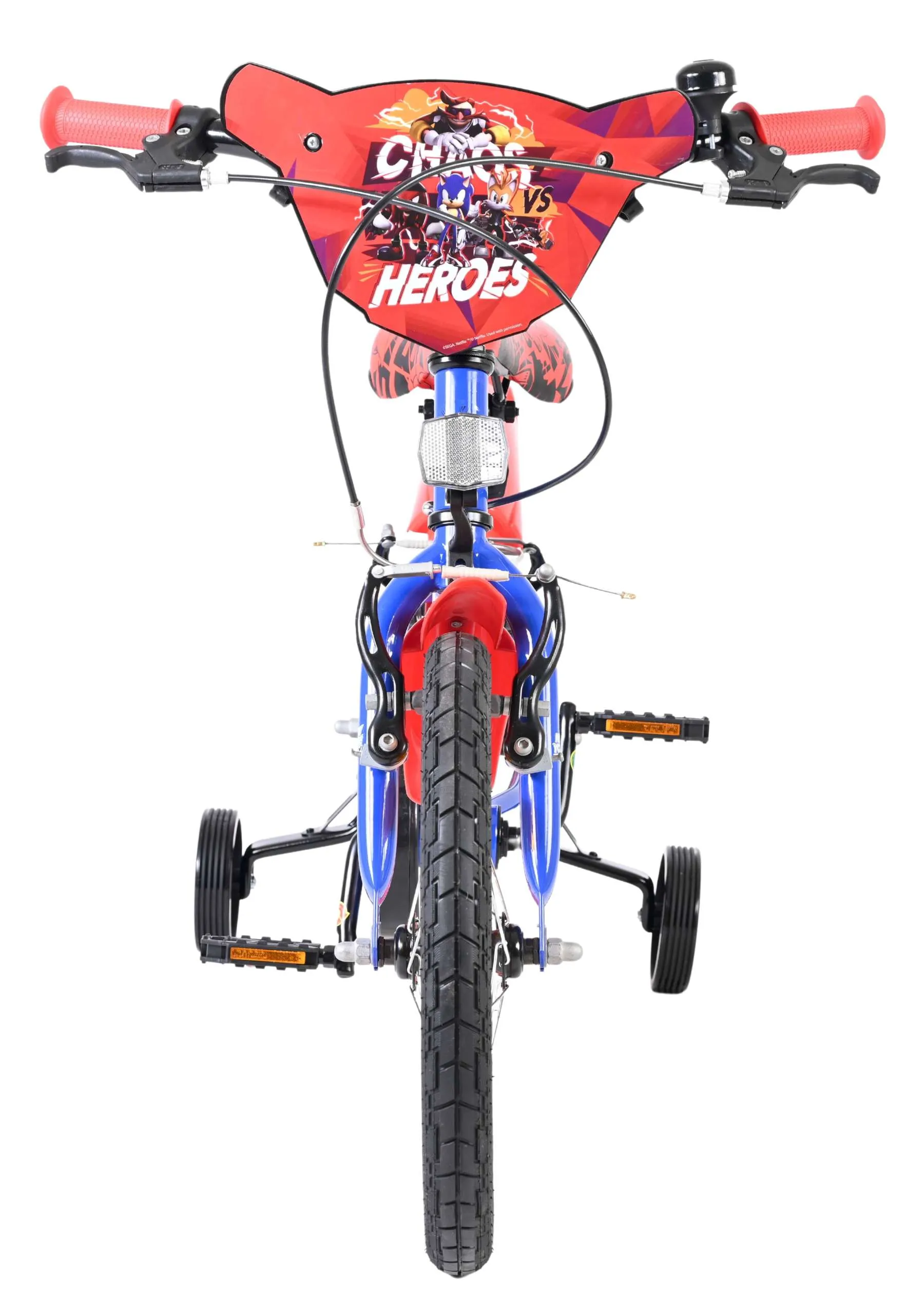 volare dječji bicikl sonic 16″ plave boje, s dvije ručne kočnice - slika 7