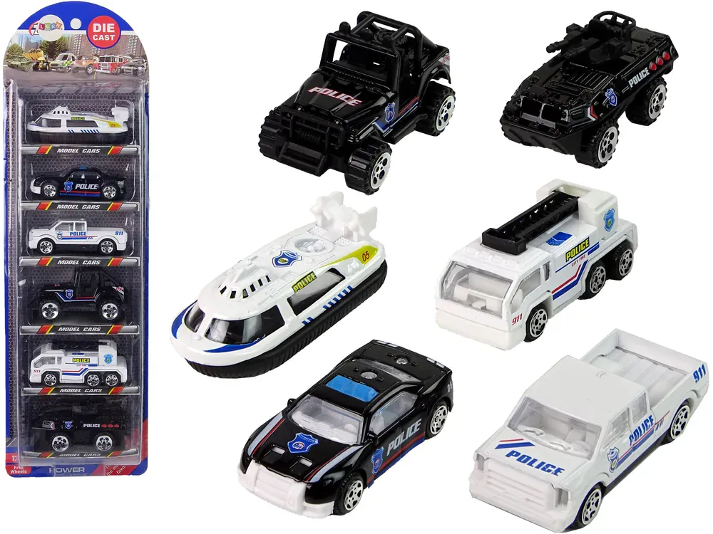 Resorak set 6 policijskih vozila 1:64 - Pribislavec