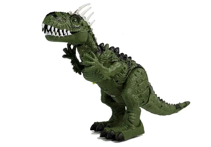 set dinosaura t-rexa koji liježe jaja zeleni 52cm - slika 4