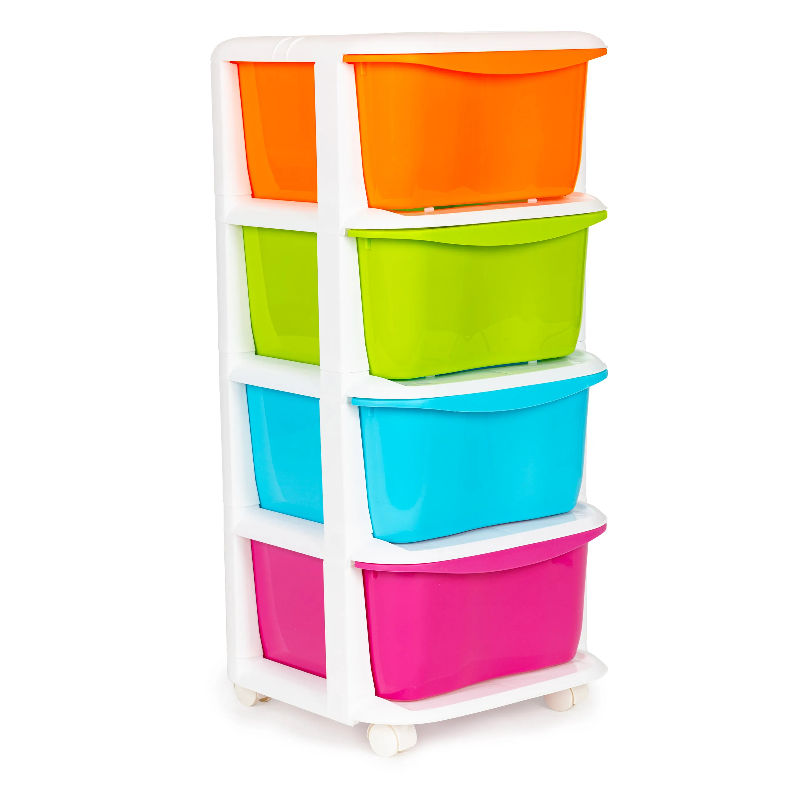 modernhome ormarić na kotačima 4 ladice 77 x 35,5cm - slika 5