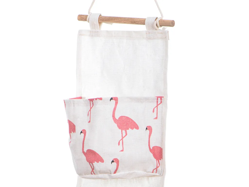 viseća mreža za spremanje igračaka flamingo - slika 3