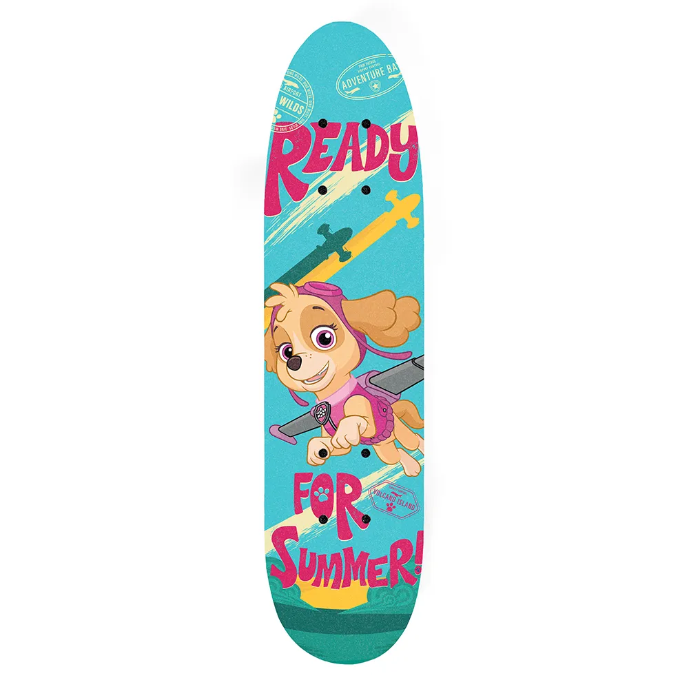 dječji drveni skateboard paw patrol plavo-roza - slika 4