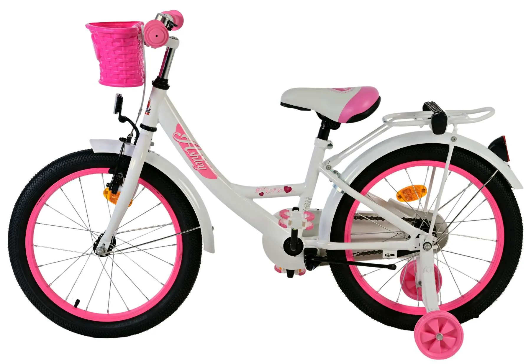volare dječji bicikl ashley 18″ bijele boje - slika 9